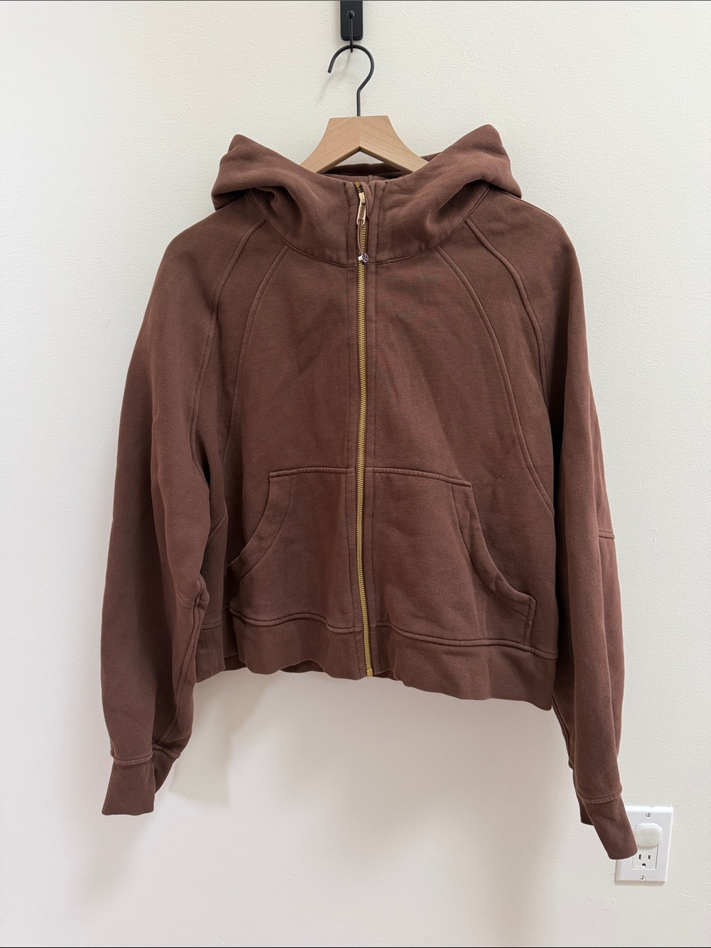 Lululemon Scuba Full Zip Java Hooded Sweatshirt